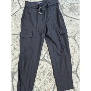 Banana Republic‎ women's Cargo Pants Black Size 6 EUC